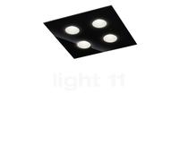 Helestra Nomi Lampada da soffitto LED, nero - 38 cm