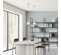 Helestra Ove Lampada a sospensione LED, bianco/bianco , articolo di fine serie