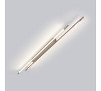 Helestra plafoniera LED LEDA, marrone, lunghezza 150 cm, dimmerabile Helestra