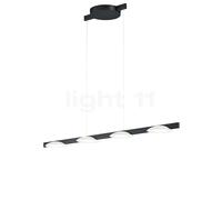Helestra Pole Lampada a sospensione LED 4 fuochi, nero