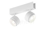 Helestra Pont Lampada da soffitto LED 2 fuochi, bianco opaco