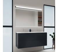 Helestra PONTO lampada da parete LED, 2900 K, 1 x 24 W La: 120 A: 5 P: 7 cm, 18/1835.22, PONTO [Lampade per Interni > Lampade a Parete]