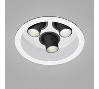 Helestra RUN lampada a soffitto da incasso, LED , 3 luci, 35/2070.07-22, RUN [Lampade per Interni > Lampade a Soffitto]