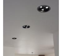 Helestra RUN lampada a soffitto da incasso, LED , 3 luci, 35/2070.22-22, RUN [Lampade per Interni > Lampade a Soffitto]