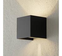 Helestra Siri 44 applique da esterno su/giù nero Helestra