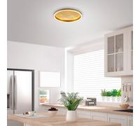 Helestra Sona Lampada da soffitto LED, foglio d'oro, ø40 cm, senza Casambi
