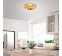 Helestra Sona Lampada da soffitto LED, foglio d'oro, ø60 cm, senza Casambi