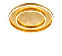 Helestra Sona plafoniera LED dimming Ø60cm oro Helestra