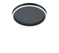 Helestra Sona Lampada da soffitto LED, nero opaco, ø40 cm