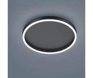 Helestra Sona plafoniera LED, nero, Ø 40 cm Helestra