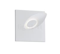 Helestra Tail Lampada da parete LED, bianco opaco