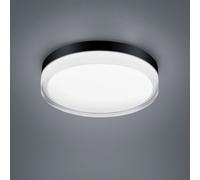 Helestra Tana Lampada da soffitto LED, nero opaco - ø28 cm