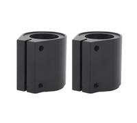 HELEVIA 2 Pcs 1in Morsetto di Scarico Ad Alta Temperatura in Alluminio per Fascia di Scarico del Giunto di Scarico per Banshee Dal 1987 Al 2006 (Nero)