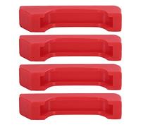 HELEVIA 4pcs/impostato Isolatori del Radiatore a Motori 7-1711 Boccole di Supporto in Poliuretano in Stile Rosso GM