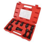 HELEVIA 5 Estrattori Doppi, Kit Estrattore Volano Moto in Acciaio al Carbonio con Robusta Custodia in Plastica, Adatto per Scooter, Moto, ATV