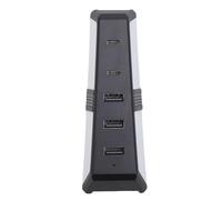 HELEVIA 5 in 1 USB Hub Ad Alta velocità Plug and Play Port Expander USB con 3 Porte USB 2.0 2 Porte di Tipo C, per Accessori per Console di Gioco per PC