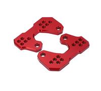 HELEVIA Base di Montaggio PEGS del Piede di Retribuzione, Sostituzione di YZF R3 2015-2017, YZF R3 ABS 2018, YZF R25 2013-2019, MT25 2015-2018 con Processo in Lega di Alluminio CNC per (Rosso)