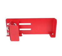 HELEVIA Blocco Cuffia Tosaerba, Cuffia Ruota Tosaerba in Acciaio Resistente per a Spinta e Spandiconcime, con Rivestimento Rosso Impermeabile per Rimorchi Paesaggistici