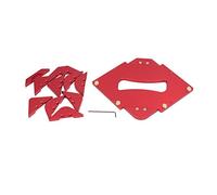 HELEVIA Calibro per Raccordo Carpentiere Lega di Alluminio R5 R10 R15 R20 R25 R30 R40 R35 T10 T20 T30 T40, Anodizzato, Facile Usare, per il Trattamento dei Bordi