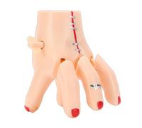 HELEVIA Carica la Mano Che Striscia, Lancetta Che Cammina con Un Orologio | Materiale ABS, Inquietante Oggetto in Movimento per Decorazioni Natalizie, Giocattolo Spaventoso Che Striscia Sul