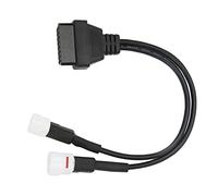 HELEVIA Cavo Diagnostico OBD2, Adattatore per Rilevamento Guasti Moto, Lettura dei Dati del Motore in Tempo Reale con stabilità e affidabilità Professionale