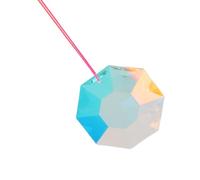 HELEVIA Ciondolo Geometrico a Prisma di Cristallo, Acchiappasole Sospeso