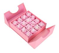 HELEVIA Confezione Regalo di Rose Artificiali, 16 Pezzi di Rose in Pe, | Materiale PE, Forma Realistica, Inodore, Decorazione Floreale, Compleanno, Anniversario, San , Innamorati