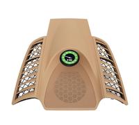 HELEVIA Coperchio Rivestimento Pannello Cruscotto 16 Strumenti LCD Mutevole a Colori con Sostituzione a Doppia Cablaggio per Cayenna (Beige)