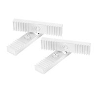 HELEVIA Dente di Fissaggio della Cinghia Dentata 16 Pezzi in Lega di Alluminio 9x40mm per Cinghia Dentata Argento e Bianco, Molto Pratico, Facile Trasportare con Riscaldamento più