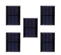 HELEVIA di Pannelli Solari a Celle Solari 0,65 W con Resina Impermeabile, Progetti Fai Te per Giocattoli e Ricarica della Batteria