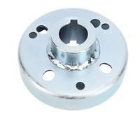 HELEVIA Drum Freno 4 Pollici con Foro 1 Pollice per Assi Vivi 1/4 Pollici di Tamburo in Lega in Lega in Acciaio per Go Karts Mini Bici