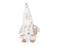 HELEVIA Gnomo in Peluche Illuminato a LED, con Luce Bianca Calda per la