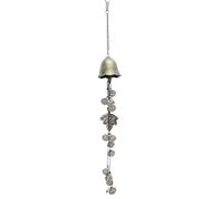 HELEVIA Halloween Witch Bells Verve Chit, Squisite Campane di Stregone Fatte in Ferro Fatte a Mano, per la Manopola di Halloween Decorazione