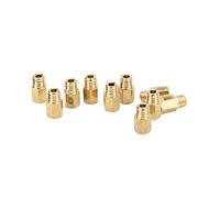 HELEVIA Kit a Getto Principale del Carburatore, Sostituzione in Ottone Solido con Design Originale, per VM TM TMX Carb 200-290, Resistenza Resistente e Ruggine