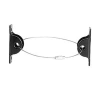 HELEVIA Kit Antiribaltamento per Mobili, 6 Set, Carico 55 Kg, Filo di | Ancoraggi di Sicurezza per Bambini, Plastica in Ferro 304, Cassettiere per Armadi, Direzione Singola o Doppia, Viti Ad