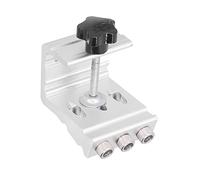 HELEVIA Kit Apri Fori Ad Alta Efficienza Lega di Alluminio Resistente 3 in 1 Completo di Viti Facile Trasportare per un Posizionamento Accurato della Foratura con Comodo Localizzatore