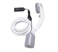 HELEVIA Kit di Pompa per Doccia Elettrica per Esterni Portatile, Auto o USB, IPX7 modalità a Spruzzo Regolabile 3, per Campeggio, Escursioni, Viaggio