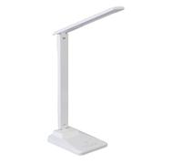 HELEVIA Lampada da Scrivania a LED Senza Filo, Lampada da Tavolo Ricaricabile da 1800 MAh, Lampada da Lettura per la Cura degli Occhi Dimmabile, per lo Studio Home Office