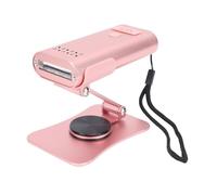 HELEVIA Luce di Prolunga dei Capelli a LED, Lega di Alluminio da 6 w 3 Marce in Gel Portatile Cuocere Lampada Estensione dei Capelli, per Estensioni delle Ciglia per Nail Art (Oro rosa)