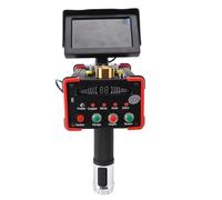 HELEVIA Metal Detector, Cercatore profondità 15 M, Raggio di Ricerca 1000 M, con Bussola Sullo Schermo, per Pietre Preziose Oro Argento Rame (Spina europea 100-240 V)