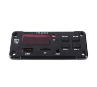 HELEVIA Modulo di Decodificatore MP3, Display Digitale, Modulo Ricevitore Audio Wireless con Telecomando, Supporto STUP USB TF Slot FM Aux, Memoria di Spegnimento, DC 6V-12V