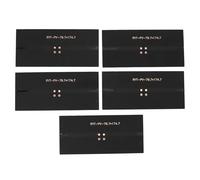 HELEVIA Pannello Solare 5pcs, Pannello di Ricarica Solare Portatile da 5 w a Singolo Pezzo ETFE ETFE Monocristallino, per Progetti Scientifici Applicazioni Elettroniche