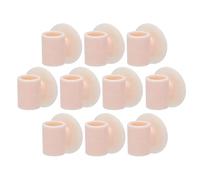 HELEVIA Protezioni per Pomelli per Porte Anti-collisione in Silicone da 10 Pezzi, con Forte Aspirazione per Porte in Legno, Metallo e Vetro (Rosa)
