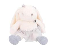HELEVIA Rabbit Princess Plush Plushing Anate Long Ear Long Elegant Bunny Plush Bambola per Bambine (Grigio)