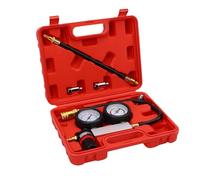 HELEVIA Rilevatore di Perdite del Cilindro con 2 Candele di Accensione Tester di Tenuta a Doppio Contatore di Compressione del Motore per la Manutenzione di Camion Automobilistici