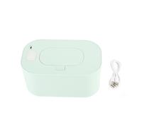 HELEVIA Riscaldatore Dispenser Salviette Umidificate, Blocco Riscaldamento Superiore umidità Scalda Salviette per Neonati di Grande capacità con Materiale PC di Alta qualità, (Temperatura costante)