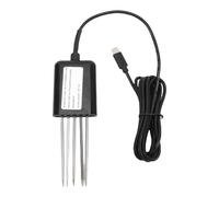 HELEVIA Sensore NPK da 7 in 1 del Terreno, Tester Nutriente per la Temperatura della Temperatura a Prova di Acqua in Acciaio Inossidabile, per il Frutteto della Fattoria da Giardino