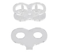 HELEVIA Servi di Montaggio a Parete di Spada Leggera, 2 Fori Porta del Display Acrilico, per la Collezione di Stoccaggio Dispositivo di Portico per Ufficio da Soggiorno (Trasparente)