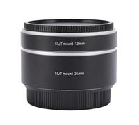 HELEVIA Set di Anelli Adattatore del Tubo di Estensione Macro, Anello del Tubo a Macro Estensione a Focus Automatico a Focus Automatico da 12 Mm, per T Sl Cl Tl Tl2 Sl L Monte