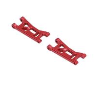 HELEVIA Set di Bracci di Sospensione Inferiore 2 PCS, Sostituzione del Braccio Inferiore RC in Lega, per 1/24 Parti di Aggiornamento Dell'auto RC (Rosso)